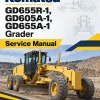 Komatsu GD655R-1, GD605A-1, GD655A-1 Grader Service Manual
