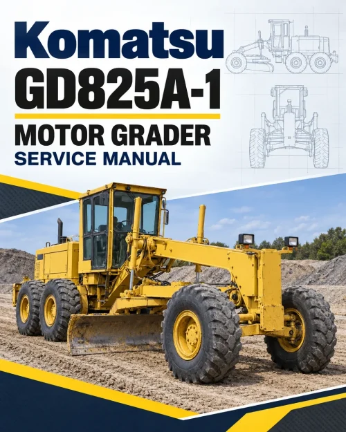 Komatsu GD825A-1 Motor Grader Service Manual Komatsu GD825A-1 Motor Grader Service Manual