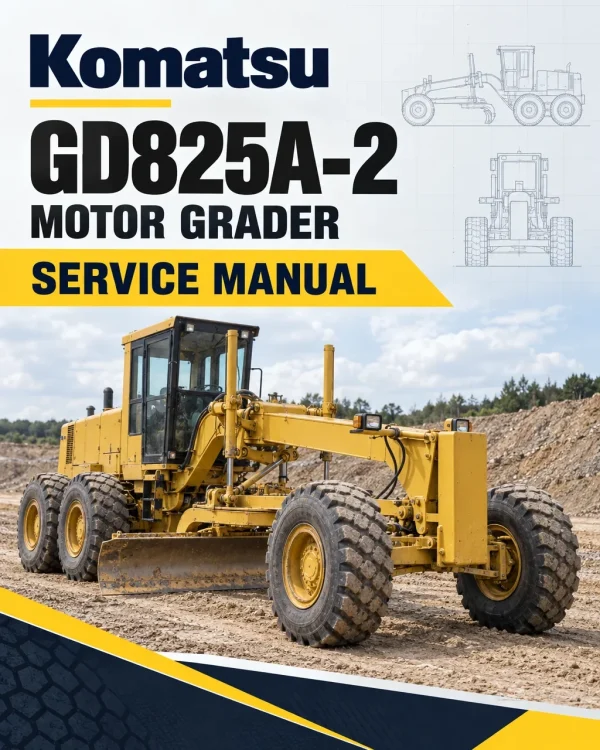 Komatsu GD825A-2 Motor Grader Service Manual