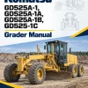 Komatsu GD525A-1, GD525A-1A, GD525A-1B, GD525-1C Grader Manual