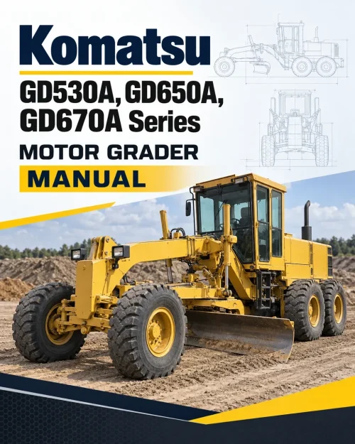 Komatsu GD530A, GD650A, GD670A Series Motor Grader Manual Komatsu GD530A, GD650A, GD670A Series Motor Grader Manual