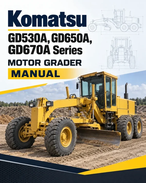 Komatsu GD530A, GD650A, GD670A Series Motor Grader Manual Komatsu GD530A, GD650A, GD670A Series Motor Grader Manual