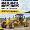 Komatsu GD621, GD622, GD623, GD625 Motor Grader Service Manual