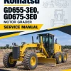 Komatsu GD655-3E0, GD675-3E0 Motor Grader Service Manual Komatsu GD655-3E0, GD675-3E0 Motor Grader Service Manual