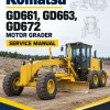 Komatsu GD661, GD663, GD672 Motor Grader Service Manual Komatsu GD661, GD663, GD672 Motor Grader Service Manual