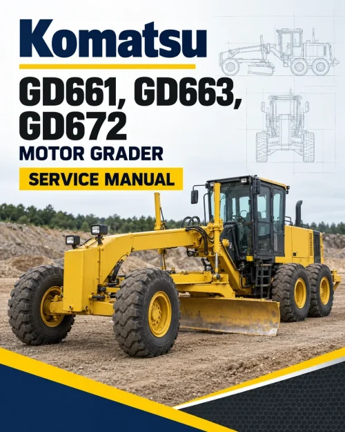 Komatsu GD661, GD663, GD672 Motor Grader Service Manual Komatsu GD661, GD663, GD672 Motor Grader Service Manual