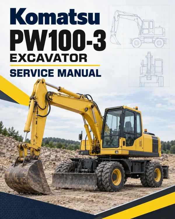 Komatsu PW100-3 Excavator Service Manual Komatsu PW100-3 Excavator Service Manual