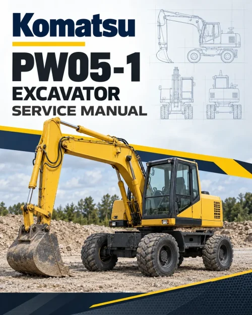 Komatsu PW05-1 Excavator Service Manual Komatsu PW05-1 Excavator Service Manual