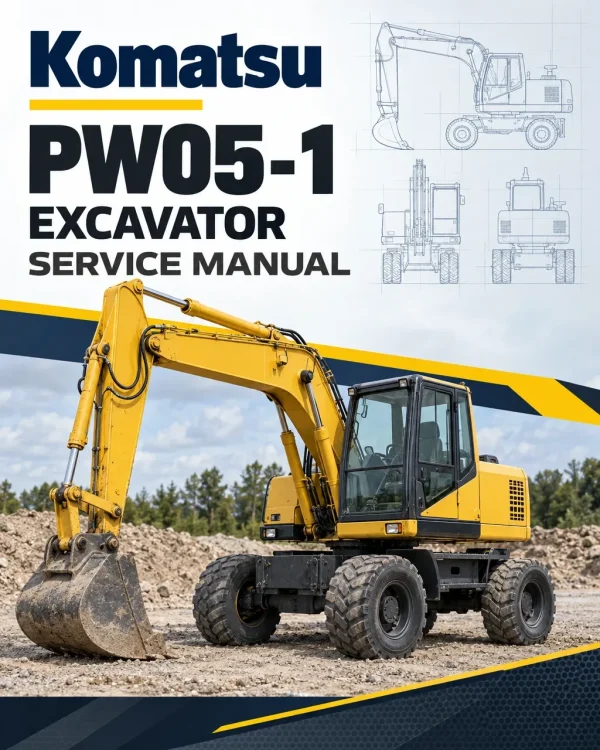Komatsu PW05-1 Excavator Service Manual Komatsu PW05-1 Excavator Service Manual
