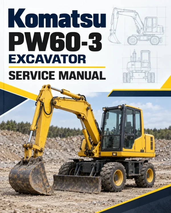 Komatsu PW60-3 Excavator Service Manual Komatsu PW60-3 Excavator Service Manual