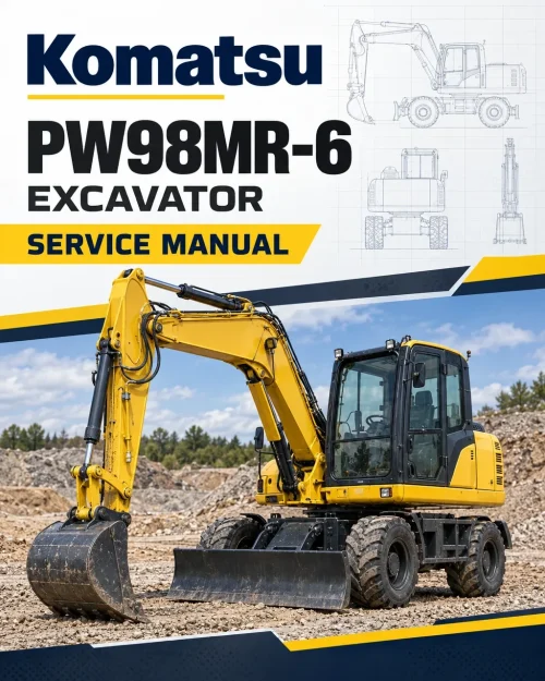 Komatsu PW98MR-6 Excavator Service Manual Komatsu PW98MR-6 Excavator Service Manual