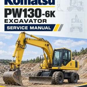 Komatsu PW130-6K Excavator Service Manual Komatsu PW130-6K Excavator Service Manual