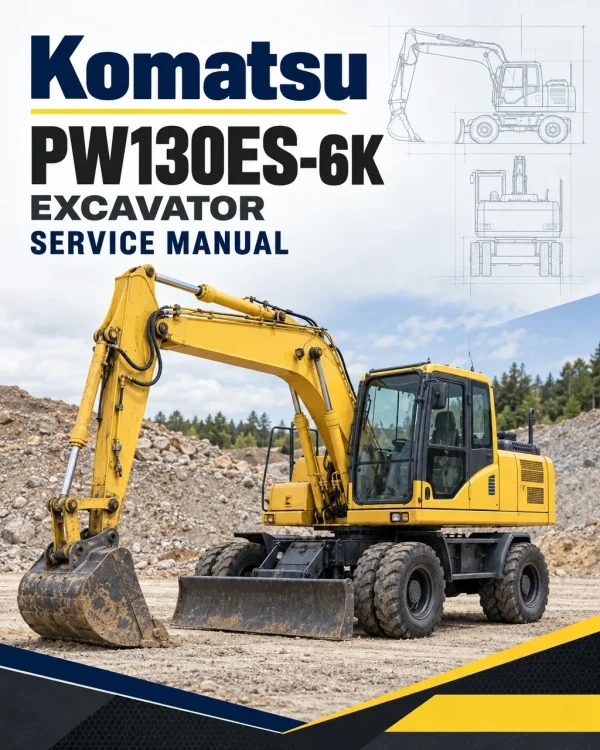 Komatsu PW130ES-6K Excavator Service Manual