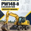 Komatsu PW148-8 Excavator Service Manual
