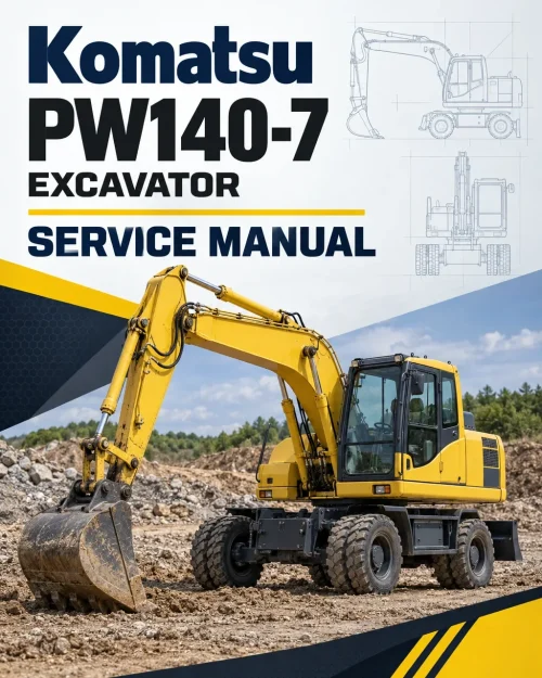 Komatsu PW140-7 Excavator Service Manual Komatsu PW140-7 Excavator Service Manual