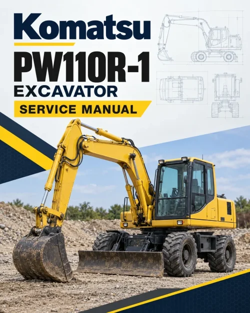 Komatsu PW110R-1 Excavator Service Manual Komatsu PW110R-1 Excavator Service Manual