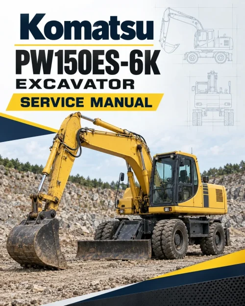 Komatsu PW150ES-6K Excavator Service Manual Komatsu PW150ES-6K Excavator Service Manual