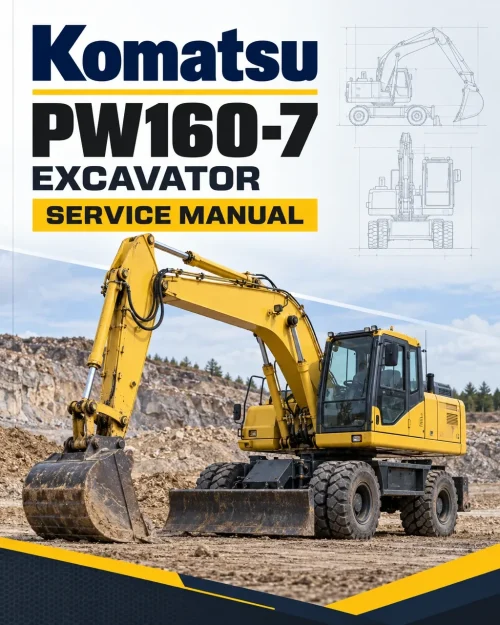 Komatsu PW160-7 Excavator Service Manual Komatsu PW160-7 Excavator Service Manual