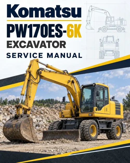Komatsu PW170ES-6K Excavator Service Manual