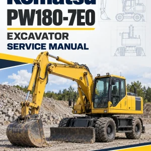Komatsu PW180-7E0 Excavator Service Manual Komatsu PW180-7E0 Excavator Service Manual