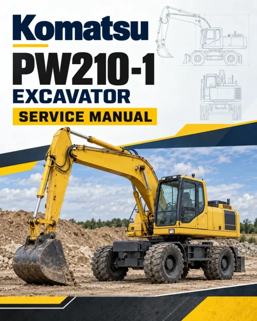 Komatsu PW210-1 Excavator Service Manual Komatsu PW210-1 Excavator Service Manual