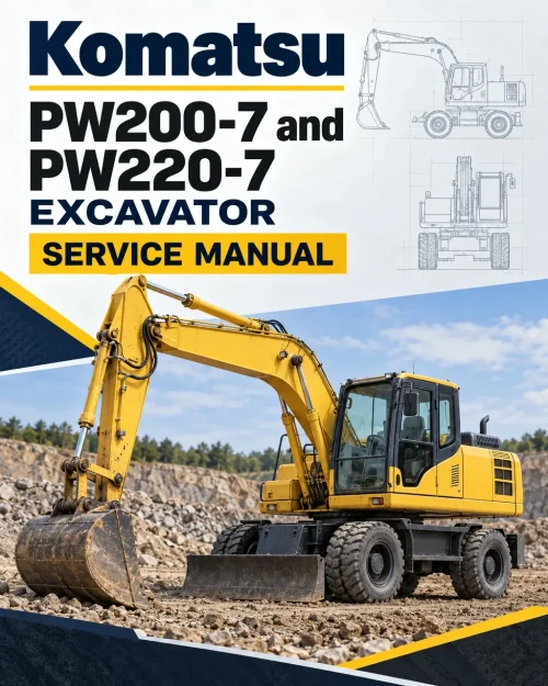Komatsu PW200-7 and PW220-7 Excavator Service Manual Komatsu PW200-7 and PW220-7 Excavator Service Manual
