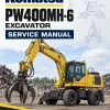 Komatsu PW400MH-6 Excavator Service Manual