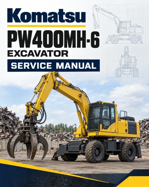 Komatsu PW400MH-6 Excavator Service Manual Komatsu PW400MH-6 Excavator Service Manual