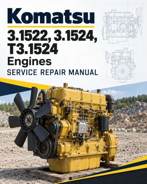 Komatsu 3.1522, 3.1524, T3.1524 Engines Manual Komatsu 3.1522, 3.1524, T3.1524 Engines Manual