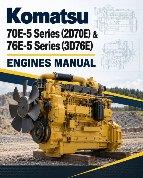 Komatsu 70E-5 Series (2D70E) & 76E-5 Series (3D76E) Engines Manual Komatsu 70E-5 Series (2D70E) & 76E-5 Series (3D76E) Engines Manual