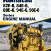 Komatsu 82E-6, 84E-6, 88E-6, 94E-6, 98E-6 Series Engine Manual Komatsu 82E-6, 84E-6, 88E-6, 94E-6, 98E-6 Series Engine Manual