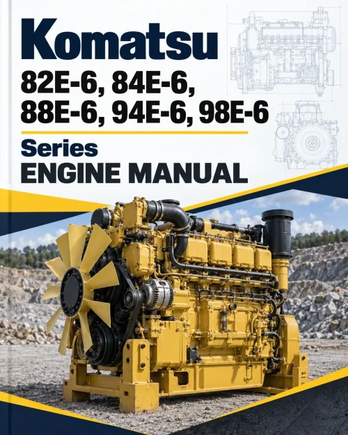 Komatsu 82E-6, 84E-6, 88E-6, 94E-6, 98E-6 Series Engine Manual Komatsu 82E-6, 84E-6, 88E-6, 94E-6, 98E-6 Series Engine Manual