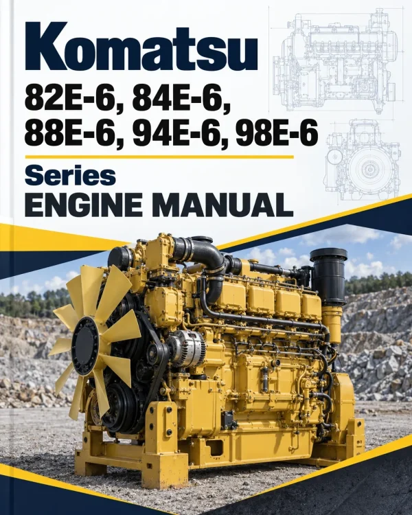 Komatsu 82E-6, 84E-6, 88E-6, 94E-6, 98E-6 Series Engine Manual Komatsu 82E-6, 84E-6, 88E-6, 94E-6, 98E-6 Series Engine Manual