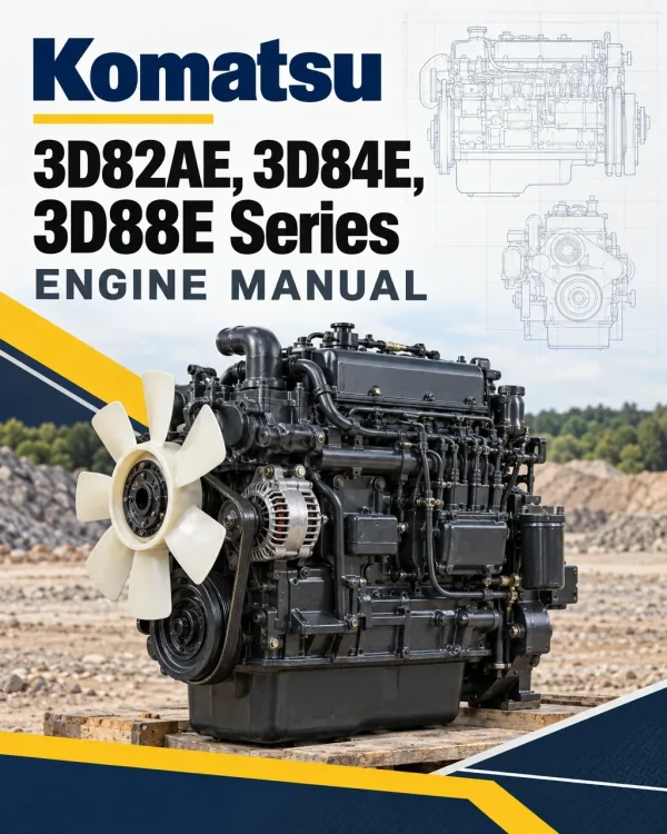 Komatsu 3D82AE, 3D84E, 3D88E Series Engine Manual Komatsu 3D82AE, 3D84E, 3D88E Series Engine Manual