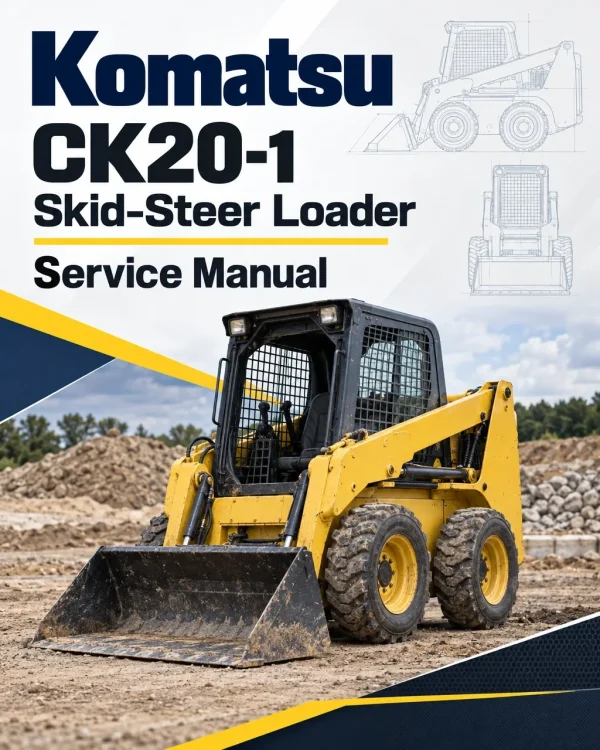 Komatsu CK20-1 Skid-Steer Loader Service Manual Komatsu CK20-1 Skid-Steer Loader Service Manual
