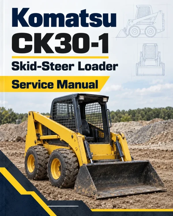 Komatsu CK30-1 Skid-Steer Loader Service Manual Komatsu CK30-1 Skid-Steer Loader Service Manual