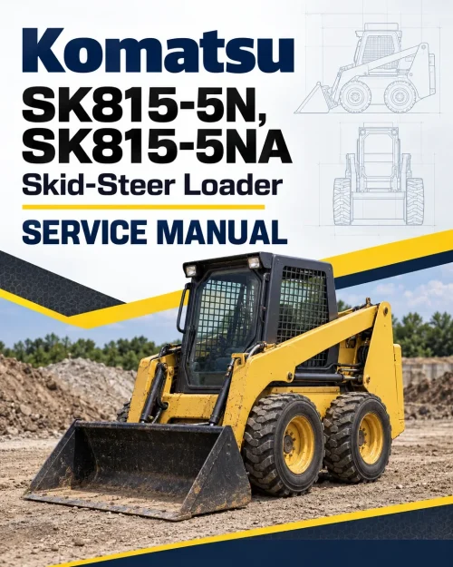 Komatsu SK815-5N, SK815-5NA Skid-Steer Loader Service Manual Komatsu SK815-5N, SK815-5NA Skid-Steer Loader Service Manual