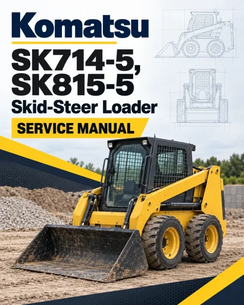Komatsu SK714-5, SK815-5 Skid-Steer Loader Service Manual Komatsu SK714-5, SK815-5 Skid-Steer Loader Service Manual