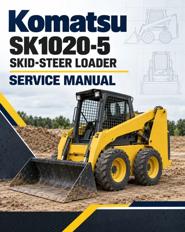 Komatsu SK1020-5 Skid-Steer Loader Service Manual Komatsu SK1020-5 Skid-Steer Loader Service Manual
