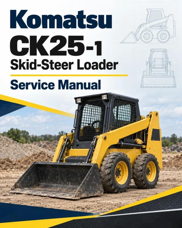 Komatsu CK25-1 Skid-Steer Loader Service Manual Komatsu CK25-1 Skid-Steer Loader Service Manual