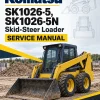 Komatsu SK1026-5, SK1026-5N Skid-Steer Loader Service Manual