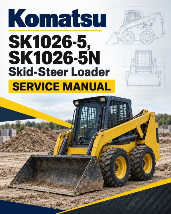 Komatsu SK1026-5, SK1026-5N Skid-Steer Loader Service Manual