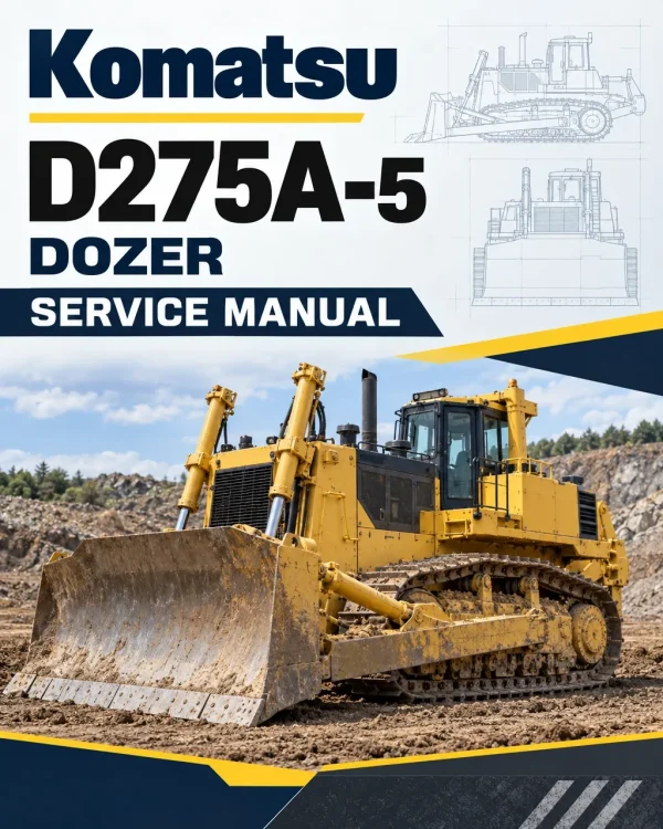 Komatsu D275A-5 Dozer Service Manual Komatsu D275A-5 Dozer Service Manual