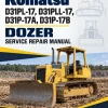 Komatsu D31PL-17, D31PLL-17, D31P-17A, D31P-17B Dozer Manual