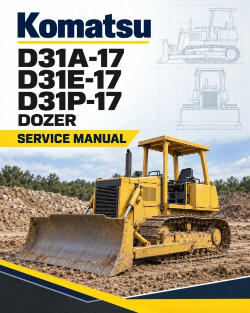 Komatsu D31A-17, D31E-17, D31P-17 Dozer Service Manual