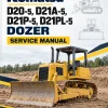 Komatsu D20-5, D21A-5, D21P-5, D21PL-5 Dozer Service Manual
