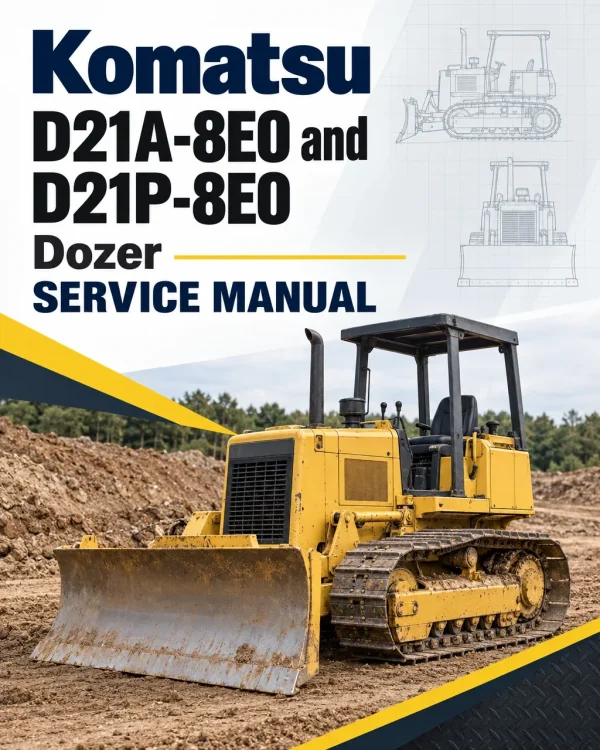Komatsu D21A-8E0 and D21P-8E0 Dozer Service Manual Komatsu D21A-8E0 and D21P-8E0 Dozer Service Manual