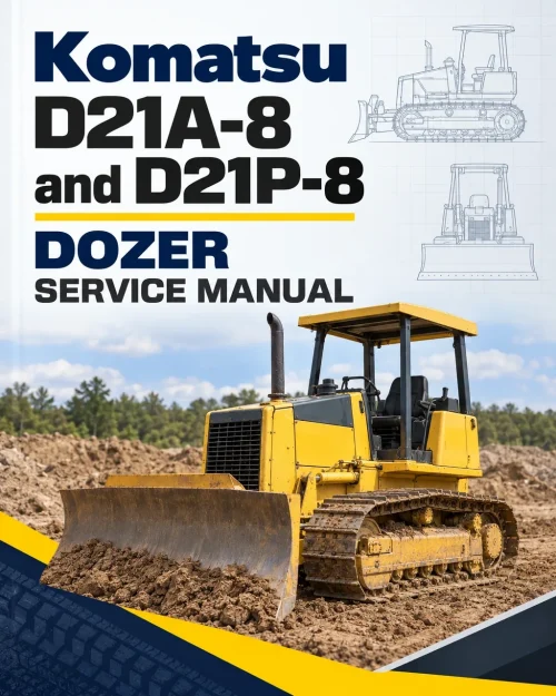 Komatsu D21A-8 and D21P-8 Dozer Service Manual Komatsu D21A-8 and D21P-8 Dozer Service Manual
