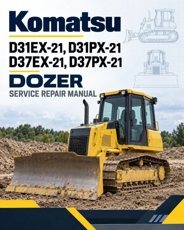 Komatsu D31EX-21, D31PX-21, D37EX-21, D37PX-21 Dozer Manual Komatsu D31EX-21, D31PX-21, D37EX-21, D37PX-21 Dozer Manual