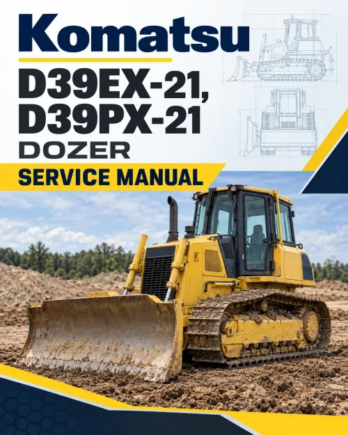 Komatsu D39EX-21, D39PX-21 Dozer Service Manual